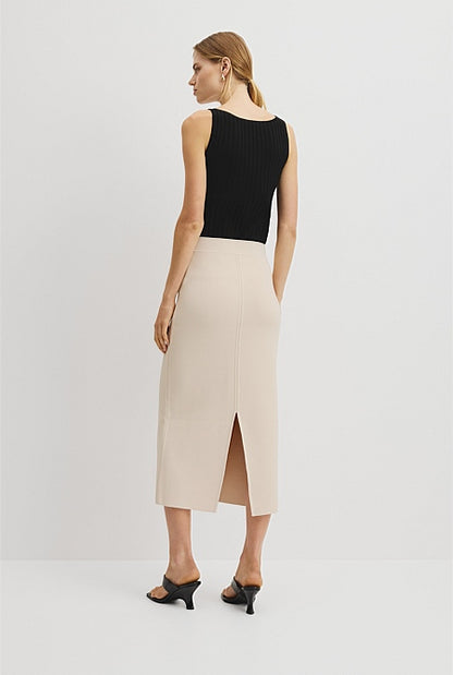 Textured Knit Skirt