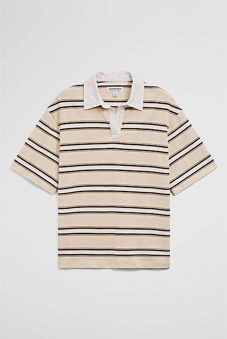 Stripe Rugby Polo