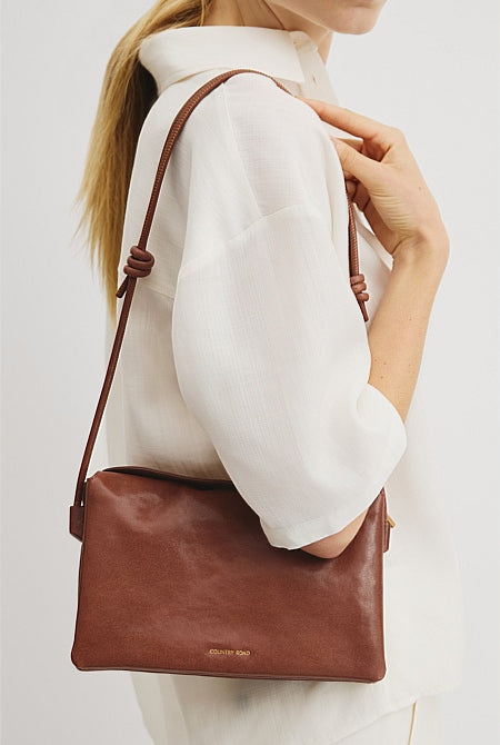 Nikita Leather Crossbody Bag