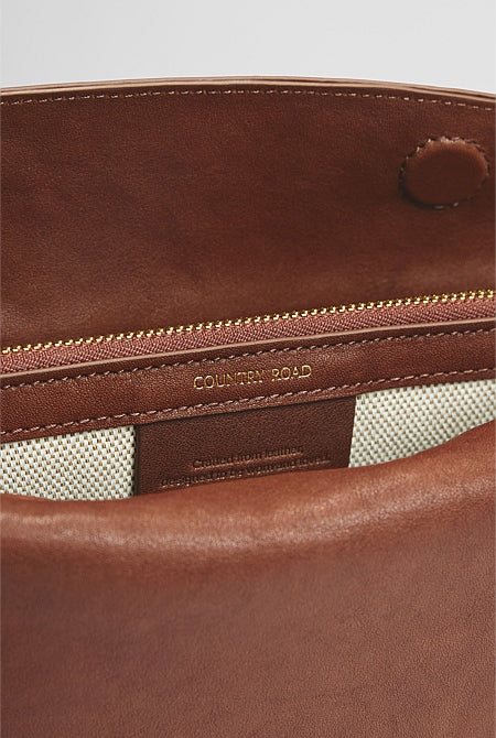 Nikita Leather Crossbody Bag