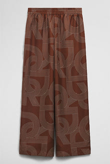 Logo Washable Silk Pant