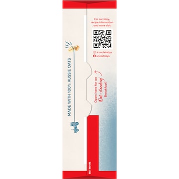 Uncle Tobys Oats Sachets Creamy Vanilla 10 pack 350g