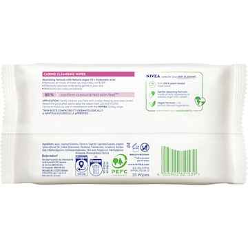 Nivea Gentle Biodegradable Face Cleansing Makeup Wipes 25 pack