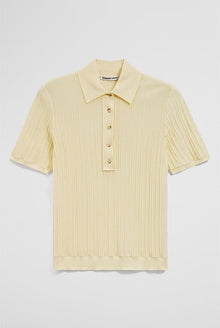 Short Sleeve Rib Knit Polo