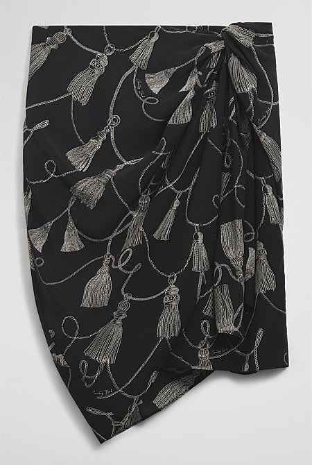 Print Sarong Skirt