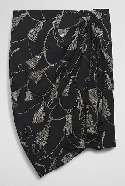 Print Sarong Skirt
