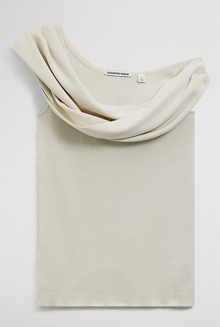 Fold Over Knit Top