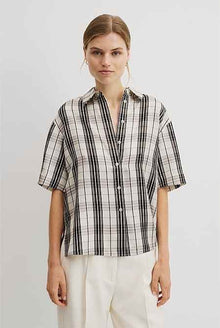 Washable Silk Check Shirt