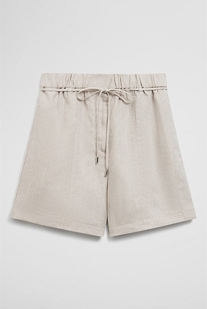 Pull On Linen Short