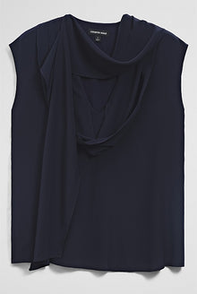 Draped Neck Top