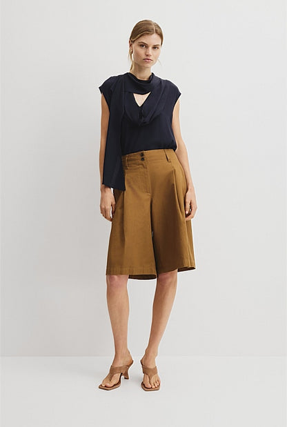 Draped Neck Top