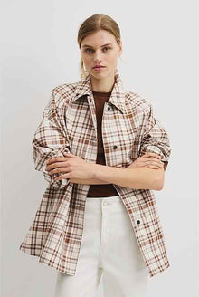 Plaid Swing Coat