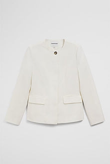 Collarless Jacket