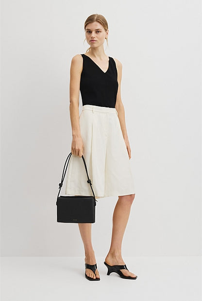 Nikita Leather Crossbody Bag