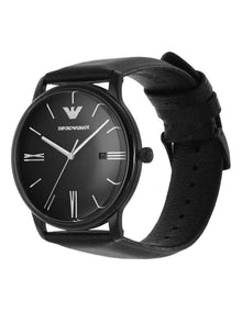 Stainless Steel AR11573 Analogue Watch in Black
