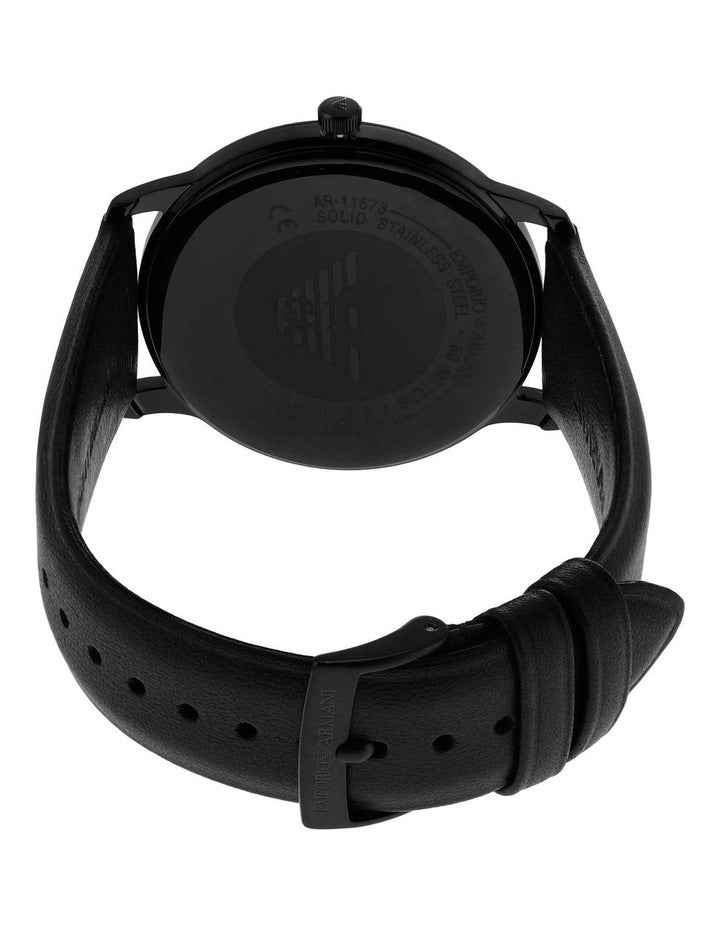 Stainless Steel AR11573 Analogue Watch in Black