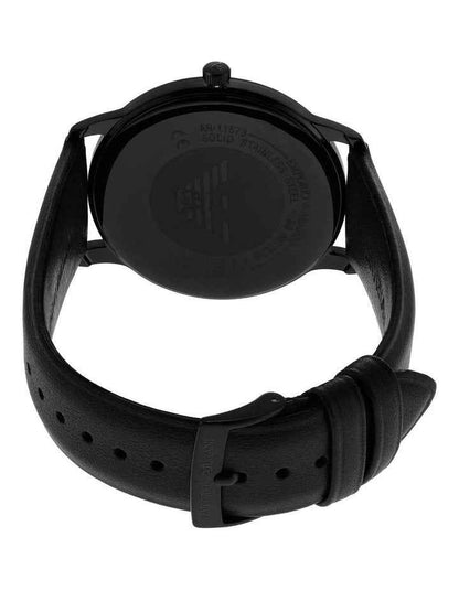 Stainless Steel AR11573 Analogue Watch in Black