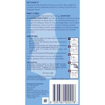 Biore Deep Cleansing Pore Strips 6 pack