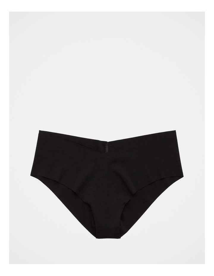 Smoothez No Show Cheeky Underwear in True Black