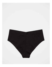 Smoothez No Show Cheeky Underwear in True Black