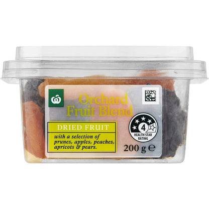 Woolworths Orchard Dried Fruit Blend Snack Pot 200g