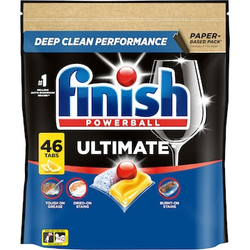 Finish Ultimate Dishwashing Tablets Lemon 46 pack