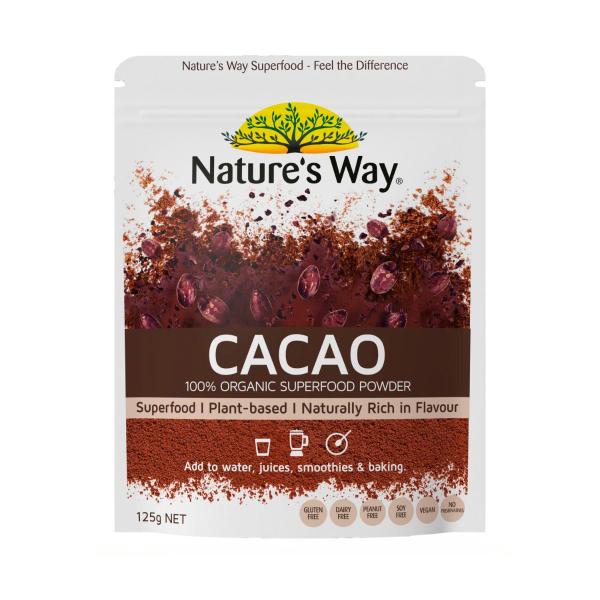 NATUR'ES WAY CACAO POWDER 125G