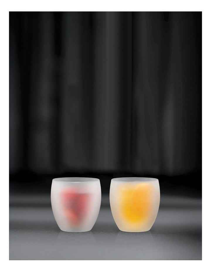 Pavina Double Wall Glass With Silicone Covering Set of 2