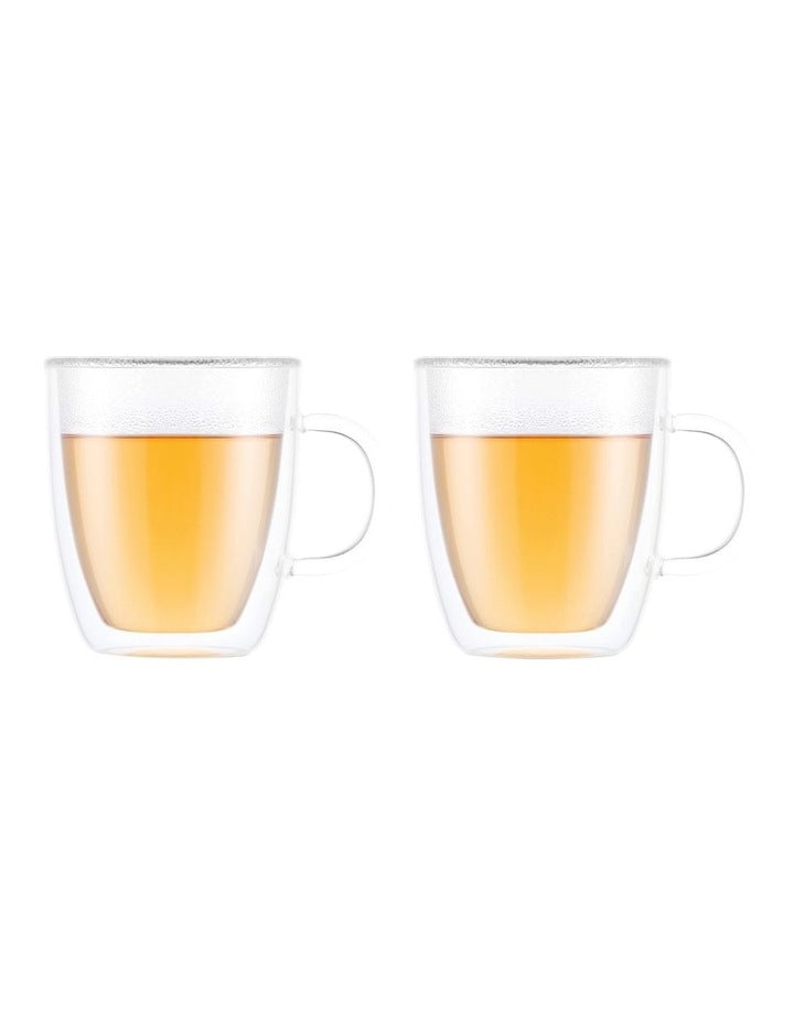 Double Wall Jumbo Bistro Mug 0.45L/15 Oz 2 Pieces