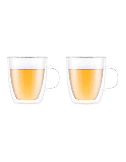 Double Wall Jumbo Bistro Mug 0.45L/15 Oz 2 Pieces