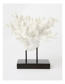 Atolle Coral Sculpture Small 21cm in White