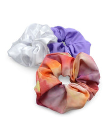 Textured Scrunchie 5 Pack in Multi