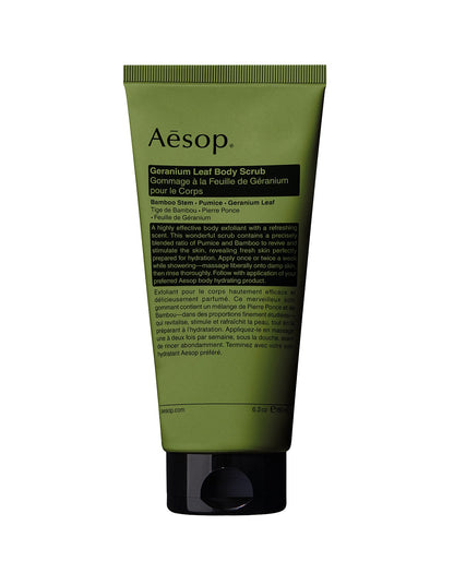 Geranium Leaf Body Scrub Tube 170ml