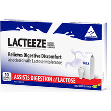 Lacteeze Chewable Tablets Mild Mint Flavour 10 Pack