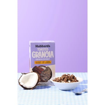 Hubbards Cocoa & Coconut Toasted Granola 450g