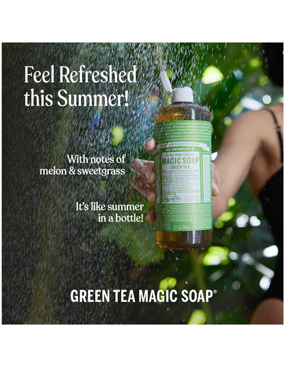 LIQUID CASTILE SOAP 946ML - GREEN TEA