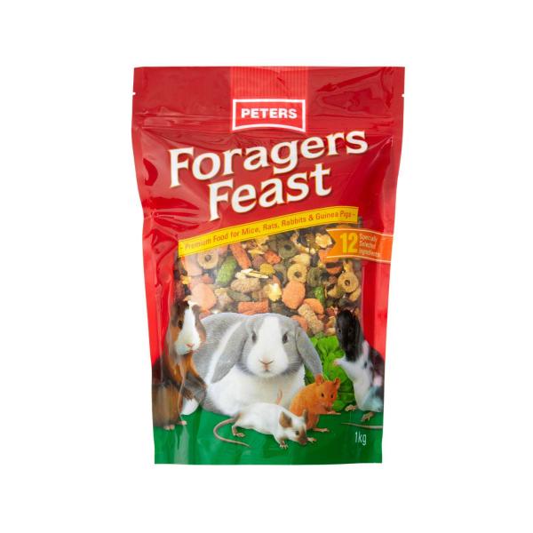 PETERS FORAGERS FEAST SMALL ANIMAL FOOD 1KG