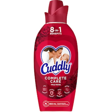 Cuddly Concentrate Fabric Conditioner Complete Care Wild Rose 850mL