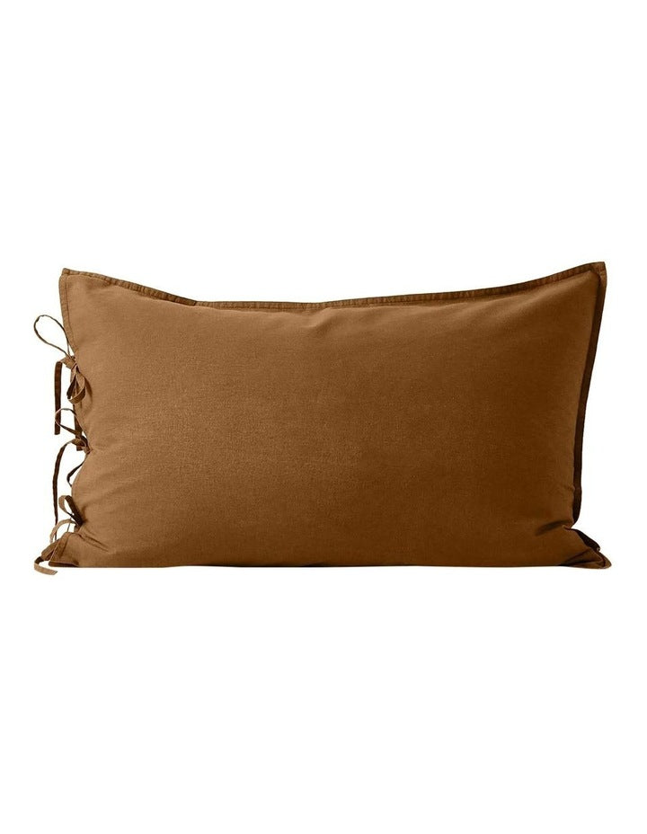 Maison Vintage Linen Bed Cover in Cinnamon