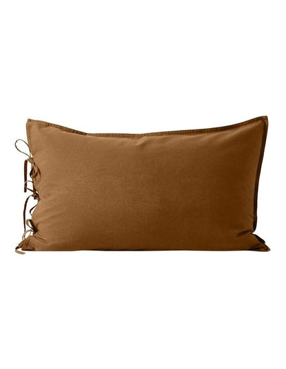 Maison Vintage Linen Bed Cover in Cinnamon