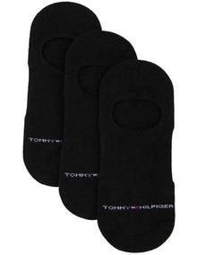 Logo Sneaker Liner Socks 3 Pack in Black