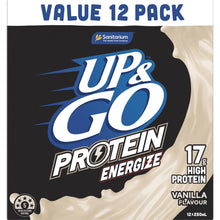 Up&Go Protein Energize Breakfast Liquid Vanilla 250mL x12 Pack