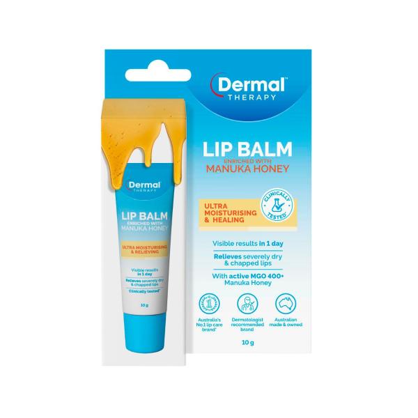 DERMAL THERAPY MANUKA HONEY LIP BALM 10GRAM
