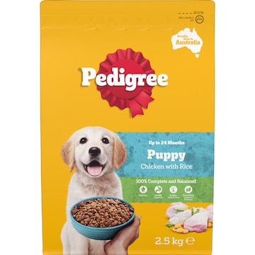 Pedigree Puppy Dry Dog Food Chicken with Rice 2.5kg