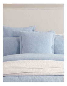 Marbella Quilt Cover Set in Blue