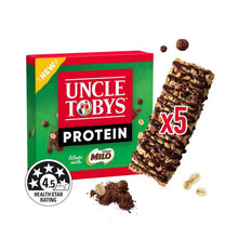 UNCLE TOBYS MUESLI BAR PROTEIN MILO 175G