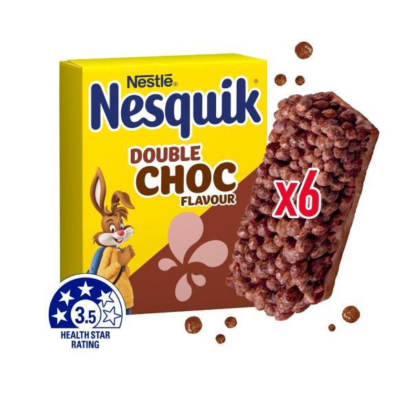 NESTLE NESQUIK BAR DOUBLE CHOC FLAVOUR 120G