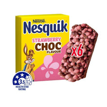 NESTLE NESQUIK  BAR STRAWBERRY CHOC FLAVOUR 120G