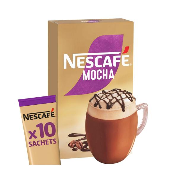 NESCAFE MOCHA COFFEE SACHETS 10 PACK