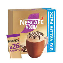 NESCAFE MOCHA COFFEE SACHETS 26 PACK